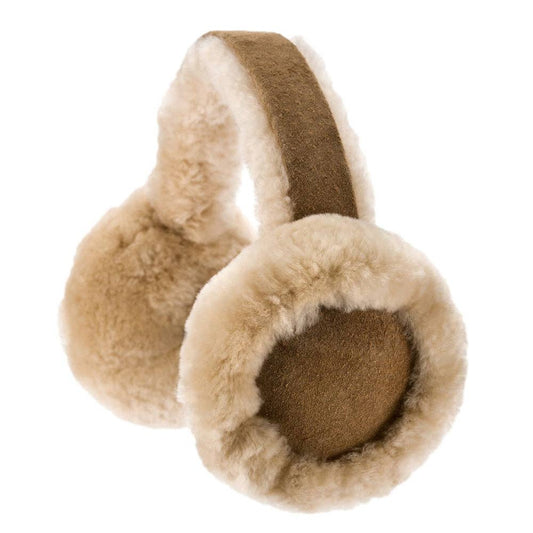 The Mini Milborne Sheepskin Earmuffs - Chestnut
