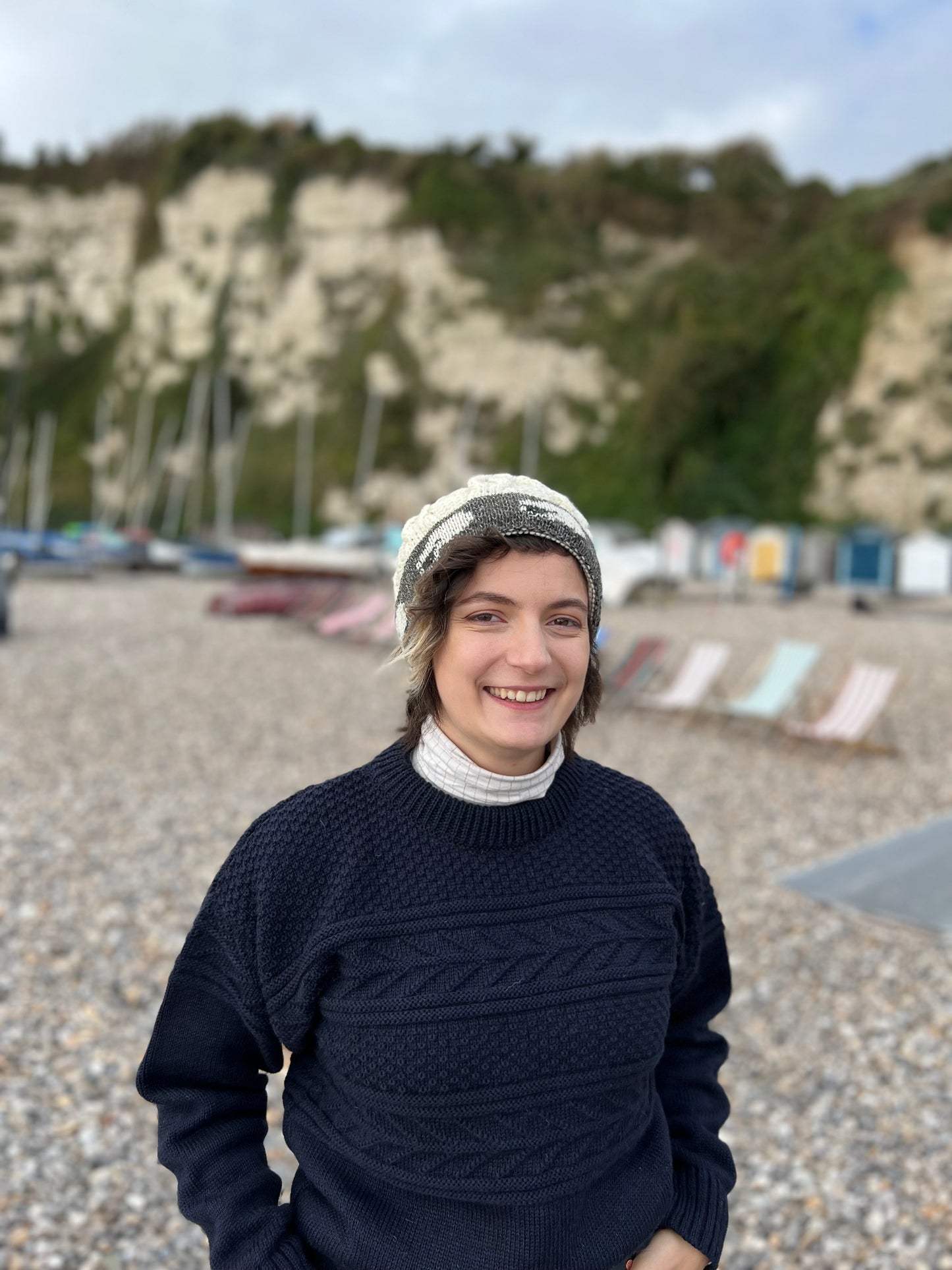 The Horton British Wool Knitted Hat - Sheep