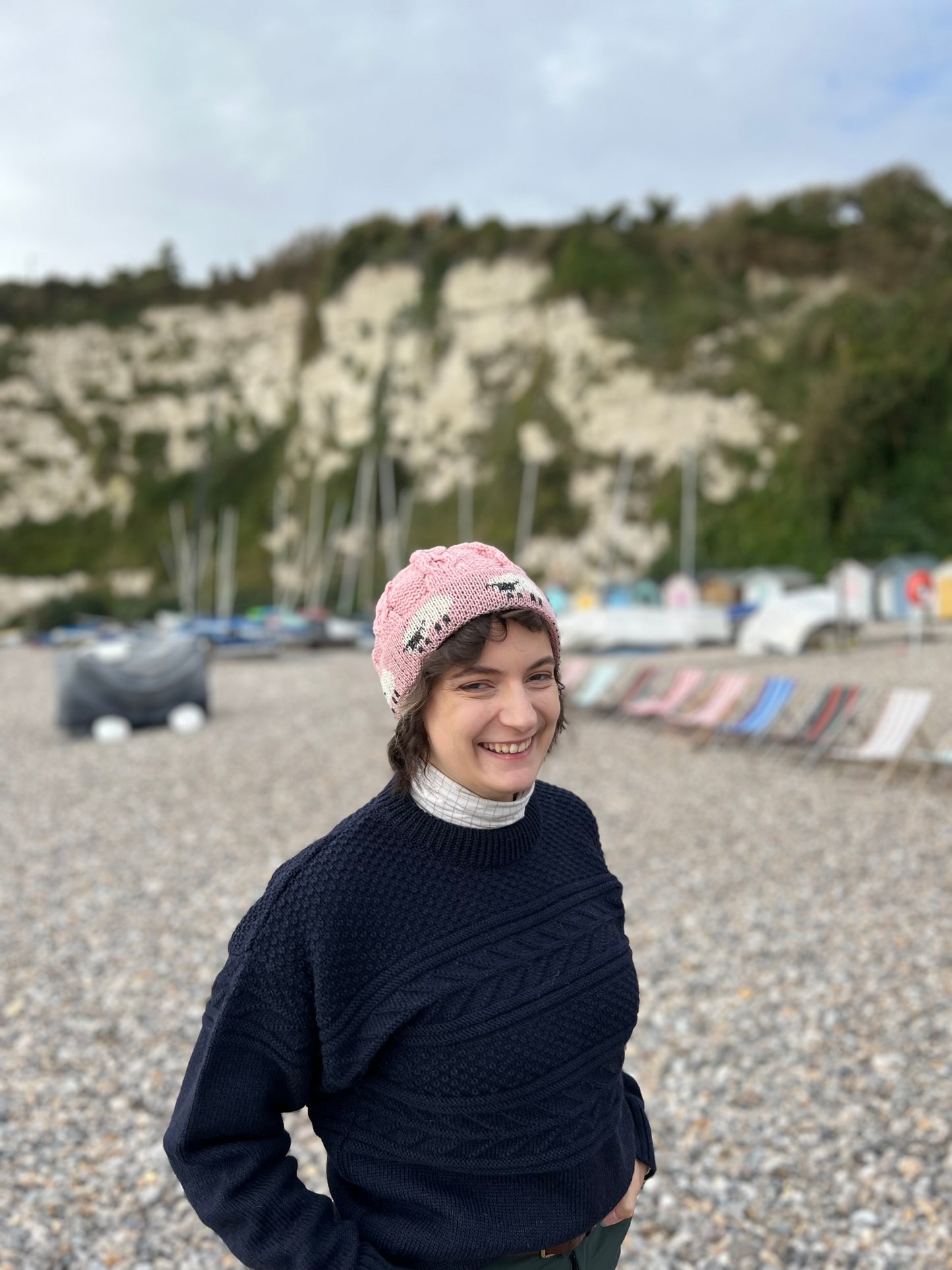 The Horton British Wool Knitted Hat - Sheep