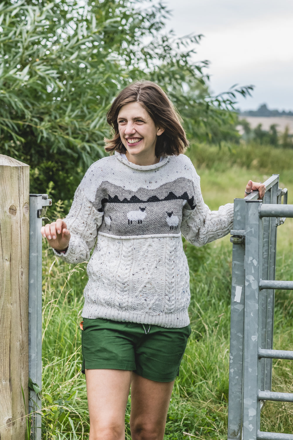 The Priddy - Sheep Scene Knitted Jumper