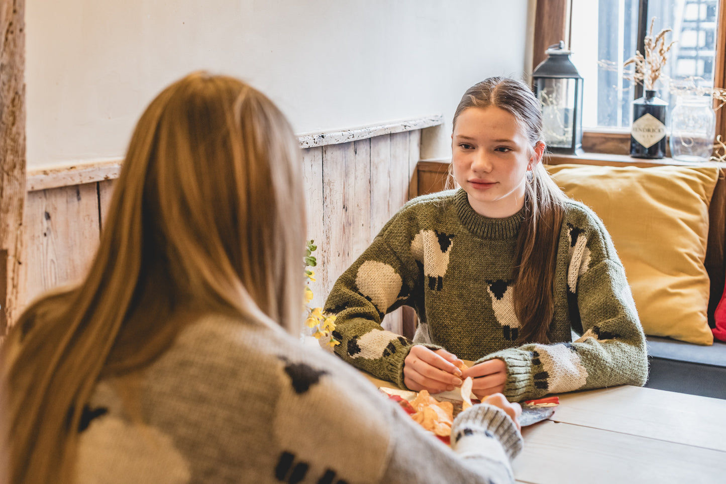 The Woolavington - Black Sheep Jumper - Dark Apple