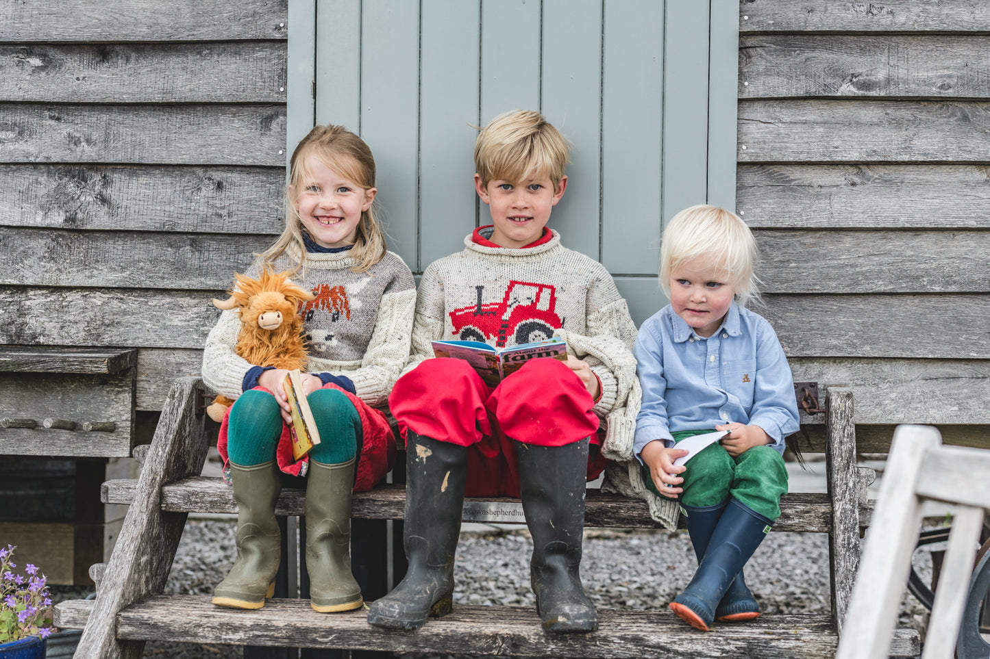 The Pint Sized Pilton - Highland Cow Knitted Jumper