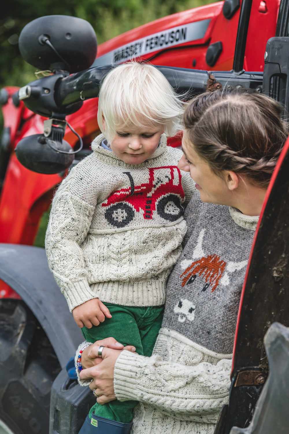 The Pilton - Highland Cow Knitted Jumper