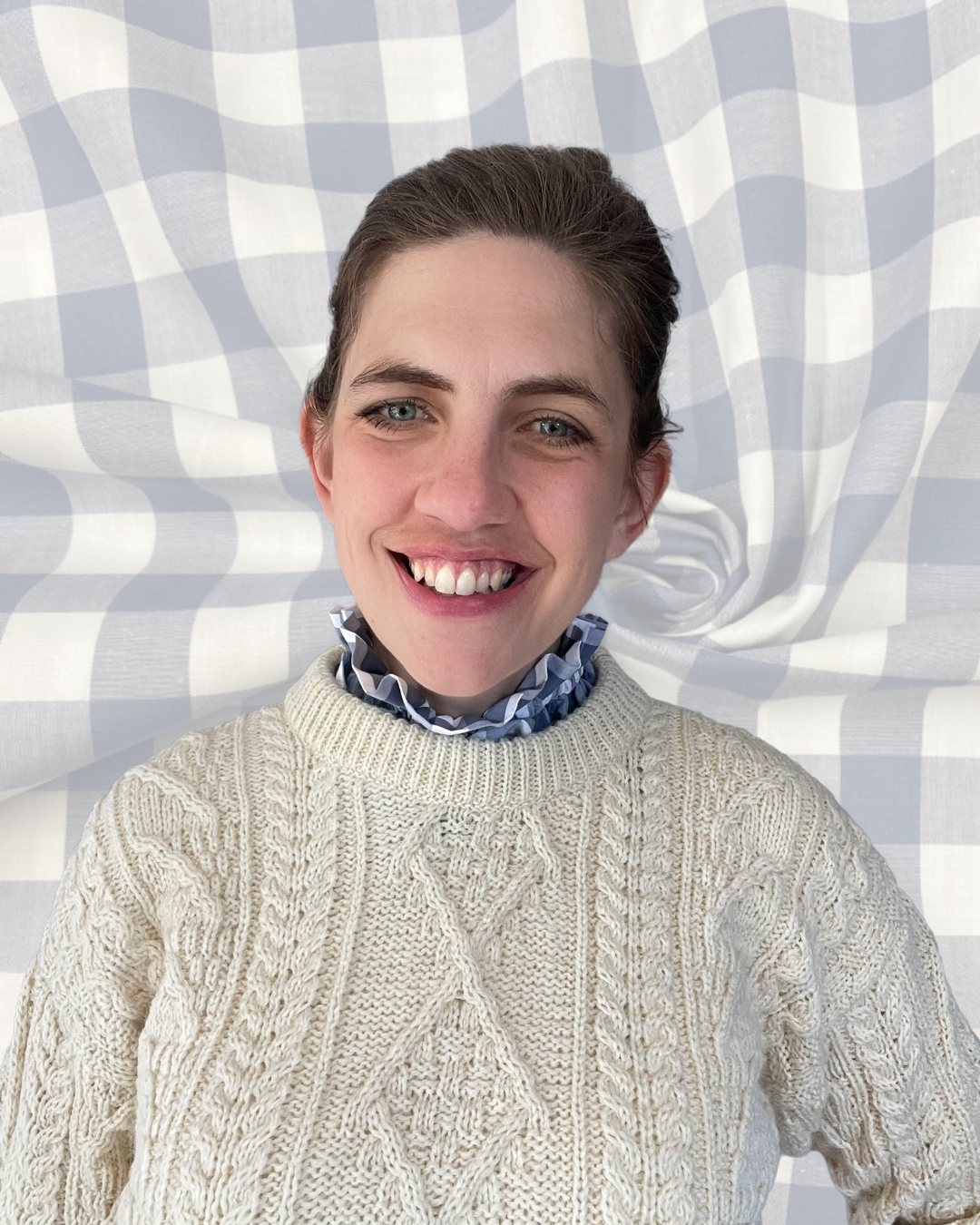 The Clever Collar - Blue Gingham