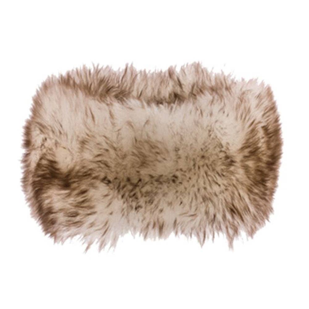 The Frome Natural Tipped Sheepskin Headband