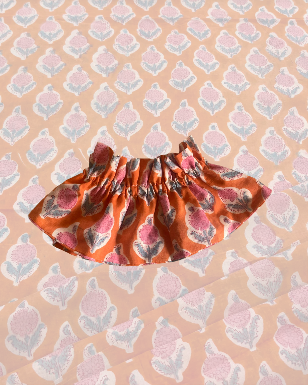 The Clever Collar - Dahlia Block Print