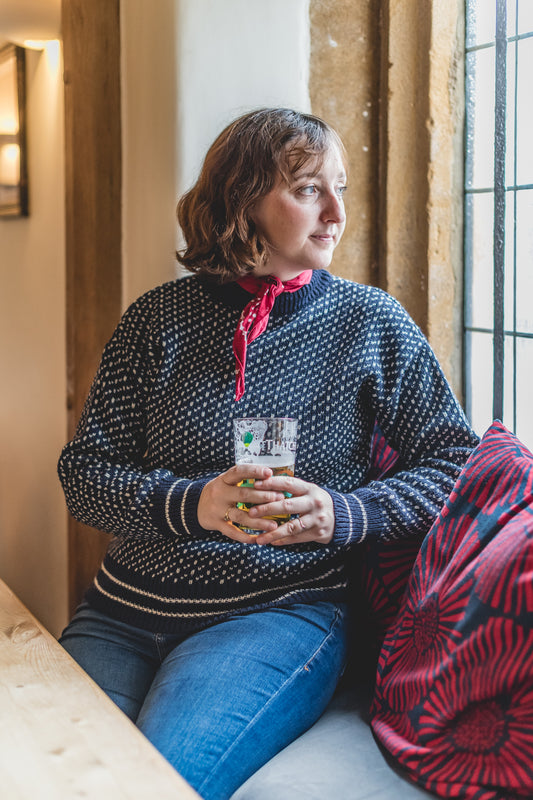 The Kilve - Nordic Jumper - Navy